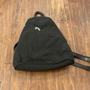 Baggallini  Black Nylon Backpack, super cute! Light and small to carry